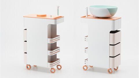 Nachwuchs 1. Preis - Animation eines Rollwagens mit Wassertank zur Liegend-Haarwäsche immobiler Menschen