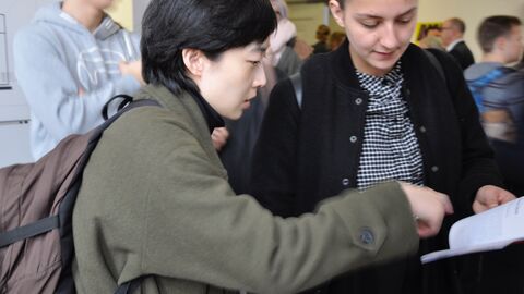 Ausstellungsbesucher Ausstellungsbesucher